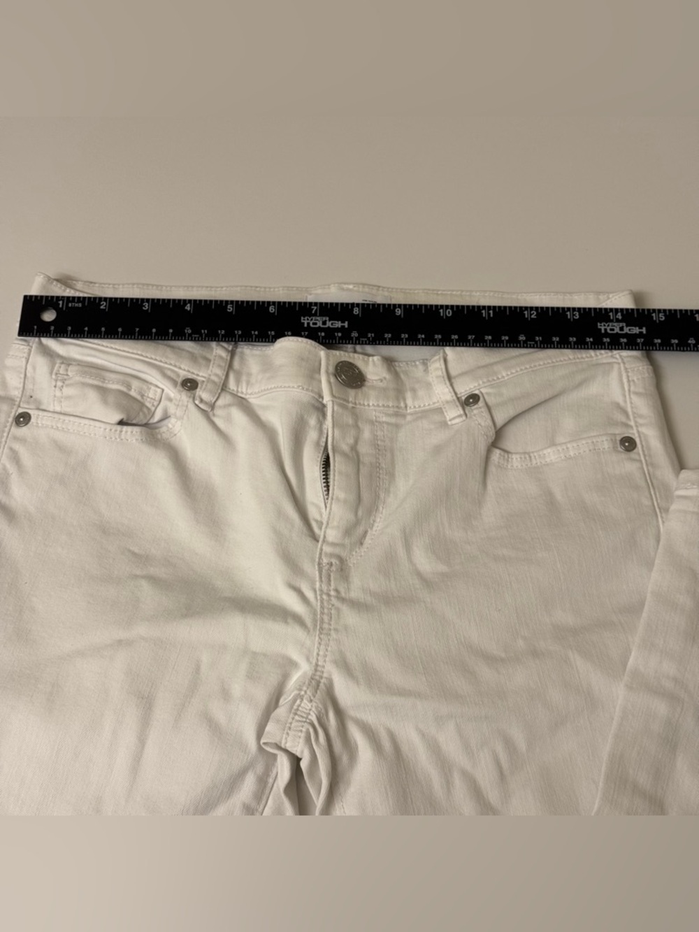 Loft Women's White Modern Skinny Crop Jeans Size 4 - Picture 5 of 6